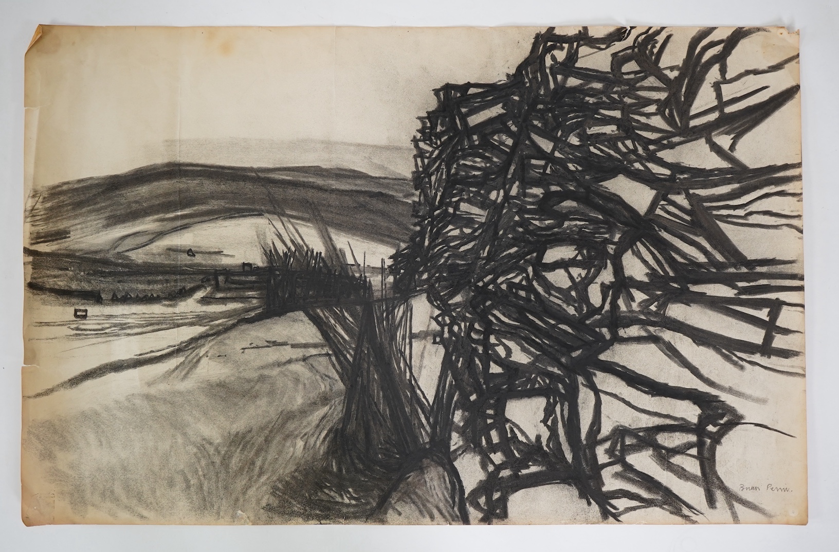 Brian Perrin, 1932-2025, Landscape study